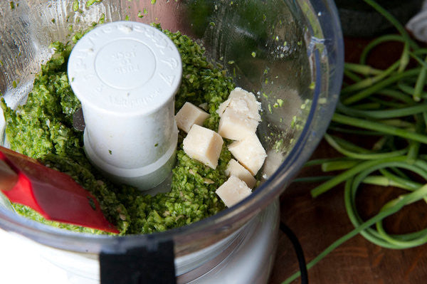 Garlic Scape Pesto – Red Lion Organic Farms